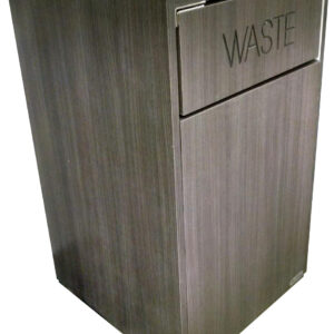 Single Swing-Style Door Waste receptacle with a Flat top