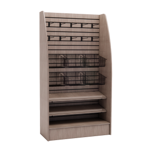 Free Standing Arched Sidewall Merchandiser