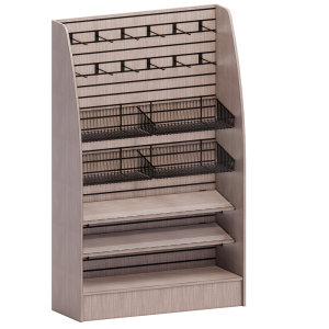 Free Standing Arched Sidewall Merchandiser