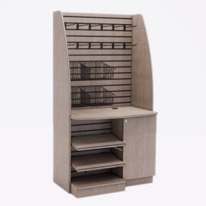 Free Standing Arched Sidewall Coffee Merchandiser