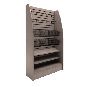 Free Standing Arched Sidewall Merchandiser