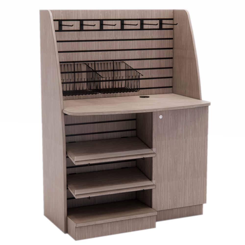 Free Standing Low Side Coffee Merchandiser