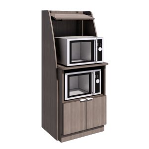 Free Standing Low Side Microwave Cabinet