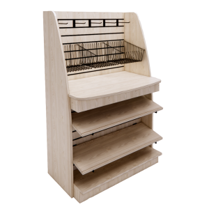 Free Standing Low Side Undercounter Merchandiser Base