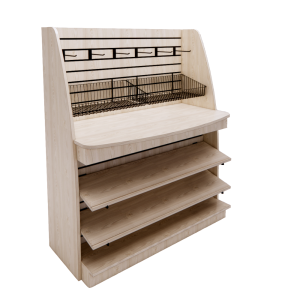 Free Standing Low Side Undercounter Merchandiser Base