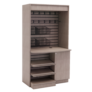 In-Line Free Standing Coffee Merchandiser