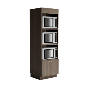 In-Line Free Standing Microwave Cabinet 3x