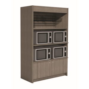In-Line Free Standing Microwave Cabinet 4x