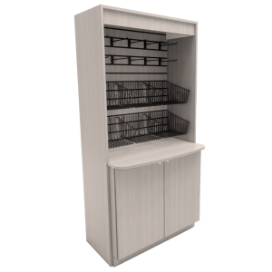 In-Line Free Standing Merchandiser Cabinet Base