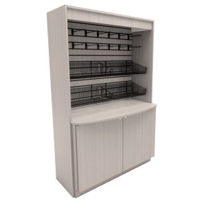 In-Line Free Standing Merchandiser Cabinet Base