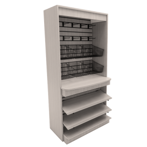 In-Line Free Standing Undercounter Merchandiser Base