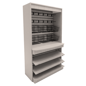 In-Line Free Standing Undercounter Merchandiser Base