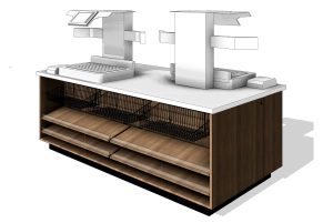Point of Sale - Double Sided Merchandiser (92" Wide)
