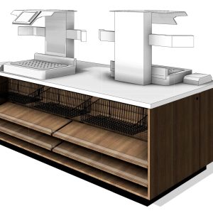 Point of Sale - Double Sided Merchandiser (92" Wide)