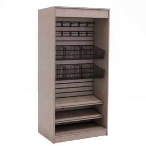 Value-Inline Free Standing Merchandiser-Mobile