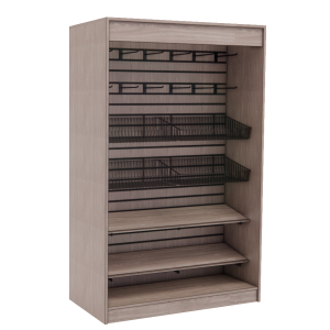 Value-Inline Free Standing Merchandiser-Mobile