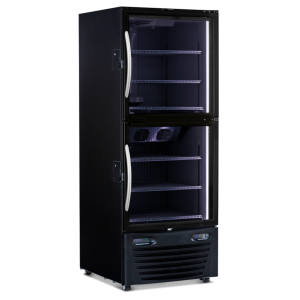 Dual Temperature Glass Door Refrigerator / Freezer w/ Smartlock